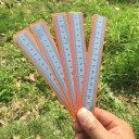 Rak dubbelsidig linjal 15 cm 3