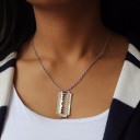 Rakbladshalsband J722 4