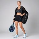 Ρακέτα για beach tennis με τραχιά επιφάνεια Μήκος 50 εκ. Πάχος 22 χιλ. Θήκη για ρακέτα Μαύρη και τιρκουάζ Beach tennis για προχωρημένους Unisex 10