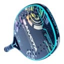 Raketa na plážový tenis s drsným povrchem Délka 50 cm Tloušťka 22 mm Obal na raketu Černá a tyrkysová Beach tenis pro pokročilé Unisex 4