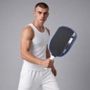 Rakieta do pickleballa z węgla 41,9 x 19,1 cm Rdzeń 16 mm Kinetic Frame i tłumienie uderzeń Czarna z ciemnoniebieskim brzegiem Do treningu i turniejów 2