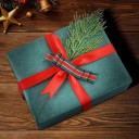 Ramas de pino artificial 24 unidades 36 cm ancho 12,5 cm Decoración de agujas para arreglos navideños, coronas y decoraciones 3