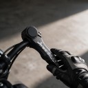 Rami per manubrio con luce LED blu 2 pz Luce di avviso per bicicletta Angolo regolabile 90° Plastica ABS Batteria LR1130 Nera Per mountain bike 8