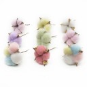 Ramo artificial de algodão 10 pcs 2