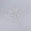 Ramo decorativo bianco 6 pz 3