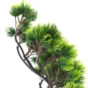 Ramo di pino artificiale 42 cm Punte verdi Pianta finta Accessorio decorativo Bonsai Decorazione domestica Composizione floreale per matrimoni 3