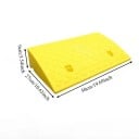 Rampa de acceso PVC 50×27×9 cm con superficie antideslizante para superar umbrales altos y desigualdades para coches, carretillas 3