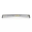 Rampa luminosa LED curva 820 W 42 pollici Lunghezza 104,3 cm IP68 Luce bianca fredda 6500 K Corpo nero Con cablaggio Per fuoristrada e macchine da lavoro 1