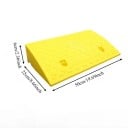 Rampe d'accès PVC 50×22×6 cm avec bande antidérapante pour franchir des seuils élevés et des irrégularités pour voitures, remorques 3