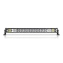 Rampe lumineuse LED plate 620 W 32 pouces Longueur 84,4 cm IP68 Lumière blanche froide 6500 K Corps noir Avec câblage Pour véhicules tout-terrain 1