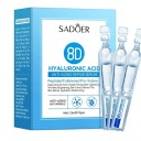 Ráncák elleni arckrém 15 db ampulla 1,5 ml 8D hialuronsavval, peptidekkel és pro-xylan-nal a hidratált és sima bőrért 1