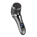 Râpe électrique rechargeable pour les talons avec aspiration écran LCD trois têtes de ponçage soin des pieds 10