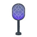 Raquete eléctrica para mosquitos 2 em 1 43x17 cm USB recarregável Raquete contra insetos Ângulo ajustável Lâmpada material ABS Caçador 1