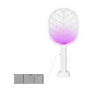 Raquete eléctrica recarregável USB para mosquitos 500 mAh Armadilha eléctrica para insetos Mata-mosquitos seguro com bateria 3