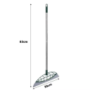 Raschiafondo in silicone 30 x 83 cm Striscia raschiante flessibile Utensile per la pulizia di acqua Polvere e sporcizia Manico lungo Casa e officina 2