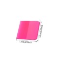 Raschietto per auto e vetri con bordo smussato 6,5 x 7,5 cm raschietto manuale rosa per la pulizia del parabrezza e dei vetri 2