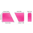 Raschietto per auto e vetri set 3 dimensioni rosa raschietto manuale per parabrezza auto e superfici in vetro domestiche 3