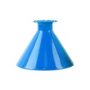 Raschietto per ghiaccio e imbuto per liquidi per auto 14 cm di diametro 11 cm di altezza strumento in plastica per parabrezza e rabbocco di liquidi 3