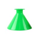 Raschietto per ghiaccio e imbuto per liquidi per auto 14 cm di diametro 11 cm di altezza strumento in plastica per parabrezza e rabbocco di liquidi 2