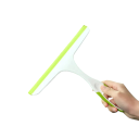 Raschietto per vetri con manico ergonomico 25 × 21,5 cm pulitore manuale per finestre e pareti della doccia per il bagno e la casa 4