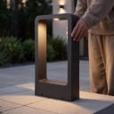 Rasen LED Lampe 15 W COB Warmweiß 3000 K 30 cm Aluminium wasserdichtes Gehäuse DC 12 V Schwarz Säulenlicht für Garten und Landschaft 2