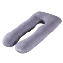 Raskaustyyny 120 × 70 cm U-muotoinen pitkittäinen imetystyyny, ergonominen, mukava, hengittävä, pestävä, vetoketjullinen päällinen 3