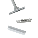 Rasoir 10 x 4,7 cm 30 lame ultrafine de rechange Rasoir manual pentru bărbierit precis al bărbii și detalii 3