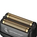 Rasoir cu lamă dublă pentru bărbați cu acoperire din titan Ecran LED 1400 mAh Autonomie 200 minute IPX5 Negru Rasare neted 3