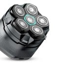 Rasoir electric pentru bărbați chei 6D Cap magnetic Rezistent la apă Ecran LED 82 x 82 x 69 mm ABS Gri închis Aparat de tuns barba 2