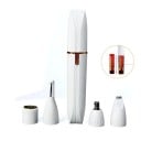 Rasoir électrique 4 en 1 Tondeuse multifonction 4 têtes interchangeables Épilateur lavable Pour la taille des sourcils, du nez, des cheveux 2