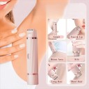 Rasoir électrique avec tête amovible double chargement USB-C design étanche rose violet pastel rasoir pour aisselles et zone du bikini 2
