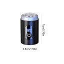 Rasoir électrique pour homme avec écran LED et chargement USB-C, charge rapide d'environ 1 heure, démontable pour nettoyage, rasoir à barbe 3