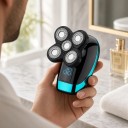 Rasoir électrique pour hommes 5D Rasage humide et sec Étanche Chargement rapide Rechargeable avec écran Rasoir à barbe 2