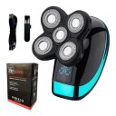 Rasoir électrique pour hommes 5D Rasage humide et sec Étanche Chargement rapide Rechargeable avec écran Rasoir à barbe 1