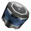 Rasoir électrique pour hommes chauves 6D Tête magnétique Étanche Écran LED Rechargeable par USB Bleu Tondeuse à cheveux et à barbe 3