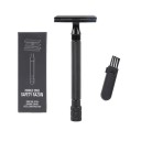 Rasoir manuel pour homme Rasoir ajustable à double lame en acier inoxydable Rasoir classique pour hommes 10,3 x 4 cm 4