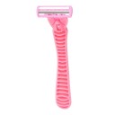 Rasoir pour femmes avec vingt têtes interchangeables en acier inoxydable Rasoir jetable pour femmes avec 20 lames de rechange 3