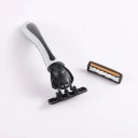Rasoir pour homme avec têtes de rasage tri-lames Remplacement avec neuf têtes de rechange Lame avec lames interchangeables 3