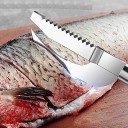 Raspador com faca para peixe 2 em 1 2