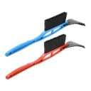 Raspador de gelo e escova de neve 50 cm ferramenta combinada com escova de 15 cm e raspador de 10 cm para o para-brisas do carro 4