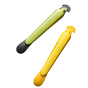 Raspador de naranjas y cítricos Cuchillo pelador de acero inoxidable con mango de plástico Herramienta de cocina práctica para pelar frutas fácilmente 1