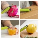 Raspador de naranjas y cítricos Cuchillo pelador de acero inoxidable con mango de plástico Herramienta de cocina práctica para pelar frutas 5