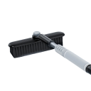 Raspador de neve e gelo com cabo telescópico 70–86 cm e escova 24 cm cinza raspador manual para vidro do carro 2