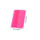 Rasqueta plana para auto 10 x 7,5 cm rasqueta de plástico rosa para limpiar cristales y aplicar láminas en ventanas de vehículos 2