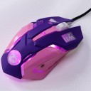 Rato de Jogo Iluminado 2400 DPI 2