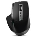 Rato ergonómico sem fios recarregável para a mão direita Conexão através de receptor USB 2,4 GHz e Bluetooth Resolução 3200 DPI e 8 botões Preto 2