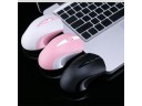 Rato sem fio de viagem para portátil e computador Receptor USB 2,4 GHz Resolução 1200 DPI Alcance 10 m Alimentado por pilhas AA Três botões 5