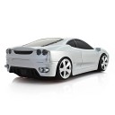 Rato sem fios em forma de carro desportivo para computador e portátil receptor USB 2,4 GHz Resolução 1600 DPI Alcance 10 m Dimensões 118 x 4