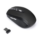 Rato sem fios para computador e portátil Receptor USB 2,4 GHz Resolução 2000 DPI Seis botões Alimentação 2x AAA Dimensões 10 x 6 x 3,5 cm 2
