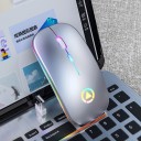 Rato sem fios recarregável com retroiluminação LED colorida Conexão através de receptor USB Resolução 1600 DPI Duração da bateria 7 dias 9